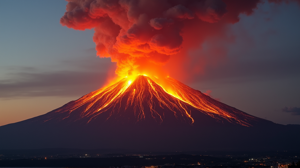 Majestueuze Ontwaking van de Etna: Een Spektakel van de Vurige Kracht der Natuur