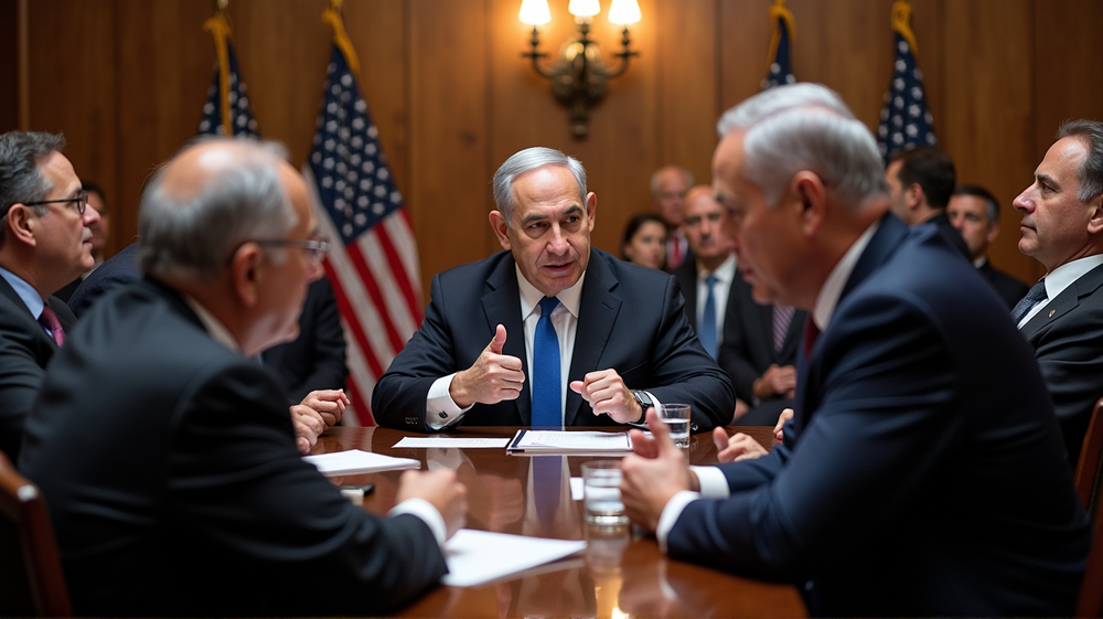Netanyahu's Diplomatie op Capitol Hill: Delicate Besprekingen in D.C.