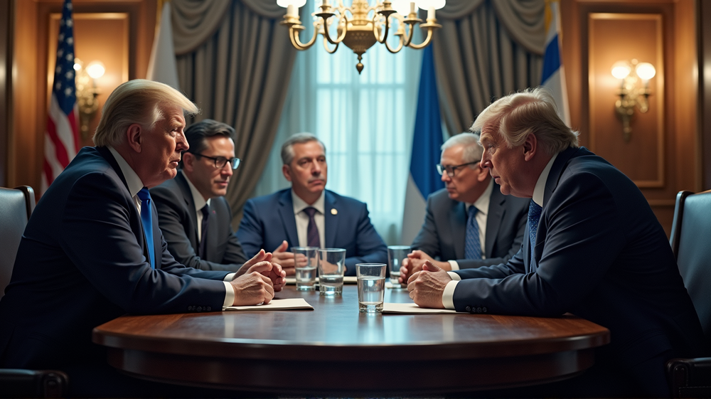 Escalatie van Spanningen in Gaza terwijl Trump en Netanyahu Oplossingen Bespreken