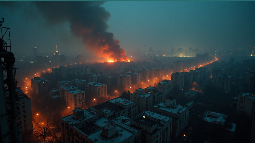 Dramatische Nachtelijke Aanvallen: Rusland Treft British Council en EU-kantoren in Kiev