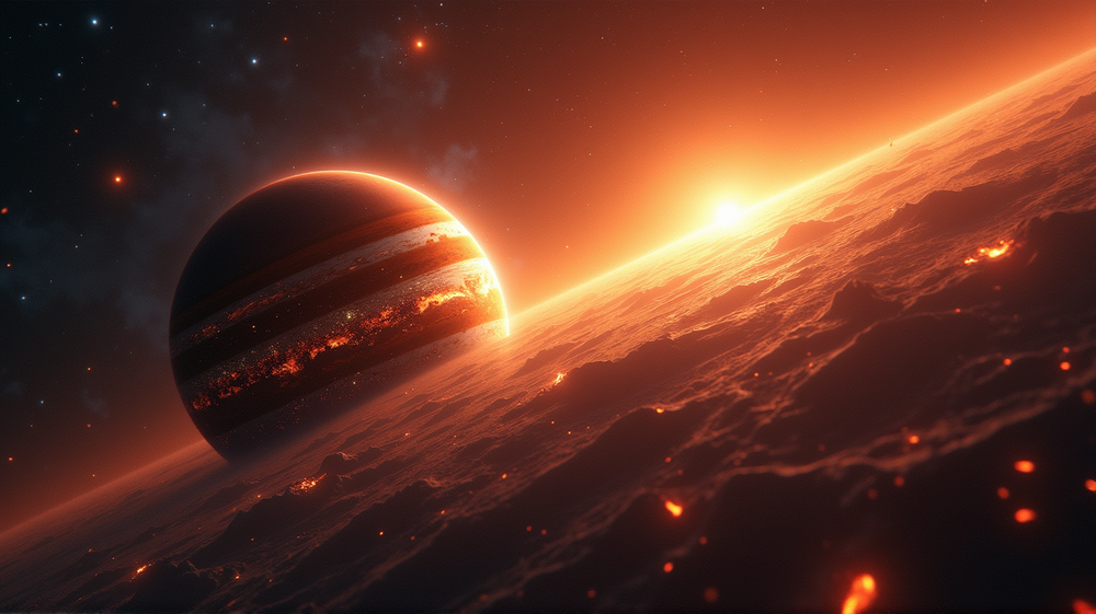 Jupiters Oorsprongen Ontcijferd: De Rol van Gesmolten Rots Regen