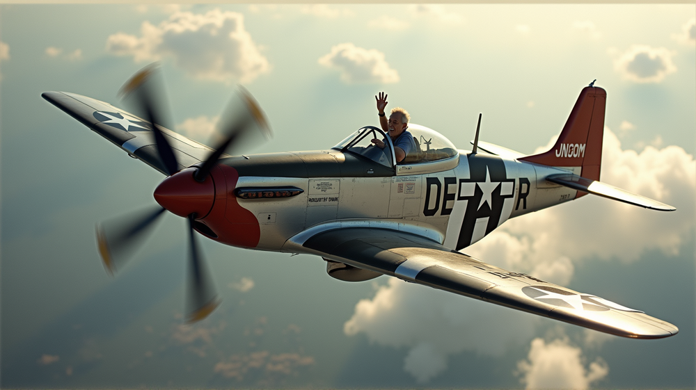 Op 100-jarige leeftijd Zweven: Nostalgische Terugkeer van de Tweede Wereldoorlog Piloot in de Lucht