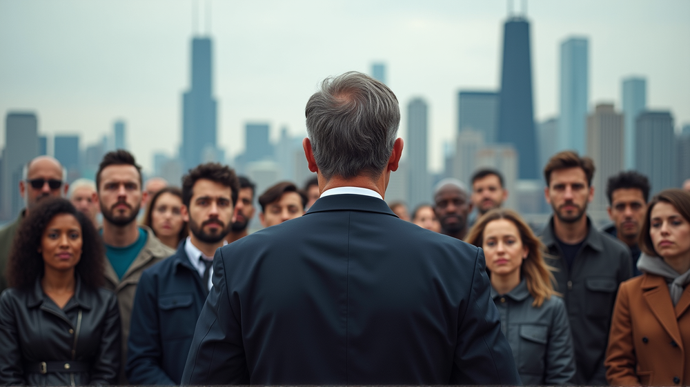 Burgemeester Brandon Johnson Stelt zich Krachtig Op Tegen Federale Immigratiehardhandigheid