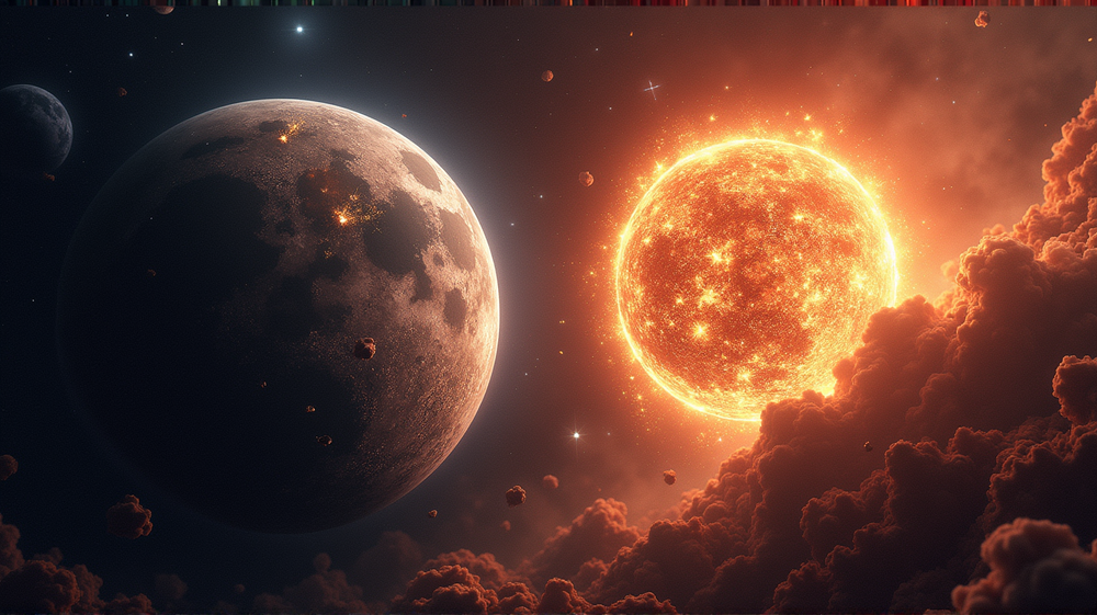 Het Ontraadselen van Theia: De Kosmische Botsing Die de Aarde en de Maan Vormde