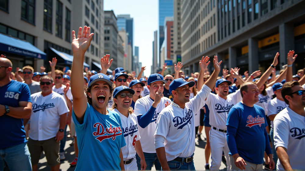 Triomf voor de LA Dodgers: Een Spectaculaire Wereldserie Overwinningsparade