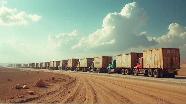 6.000 Hulpvrachtwagens Gestrand: Een Somber Verhaal van Voortdurende Honger in Gaza