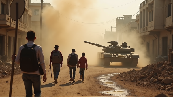 Israëlische Tanks Dringen Diep Gaza Binnen: Gezinnen Gedwongen te Vluchten Te Midden van Escalerend Conflict