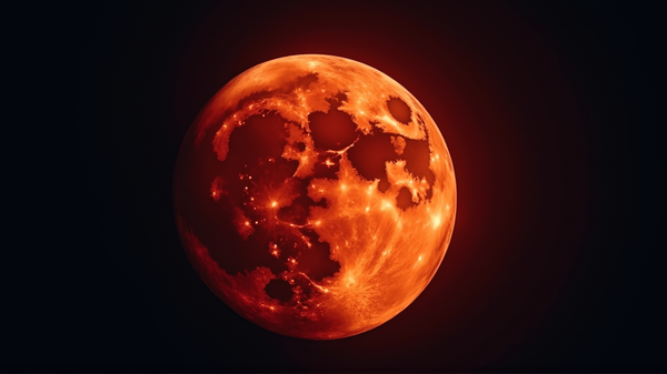 Hemelse Pracht: Bloedmaan Betoverd de Wereld