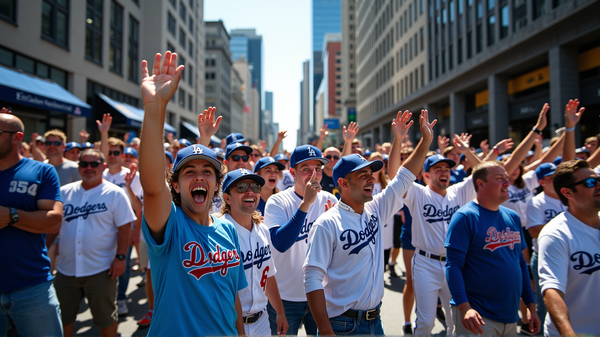 Triomf voor de LA Dodgers: Een Spectaculaire Wereldserie Overwinningsparade